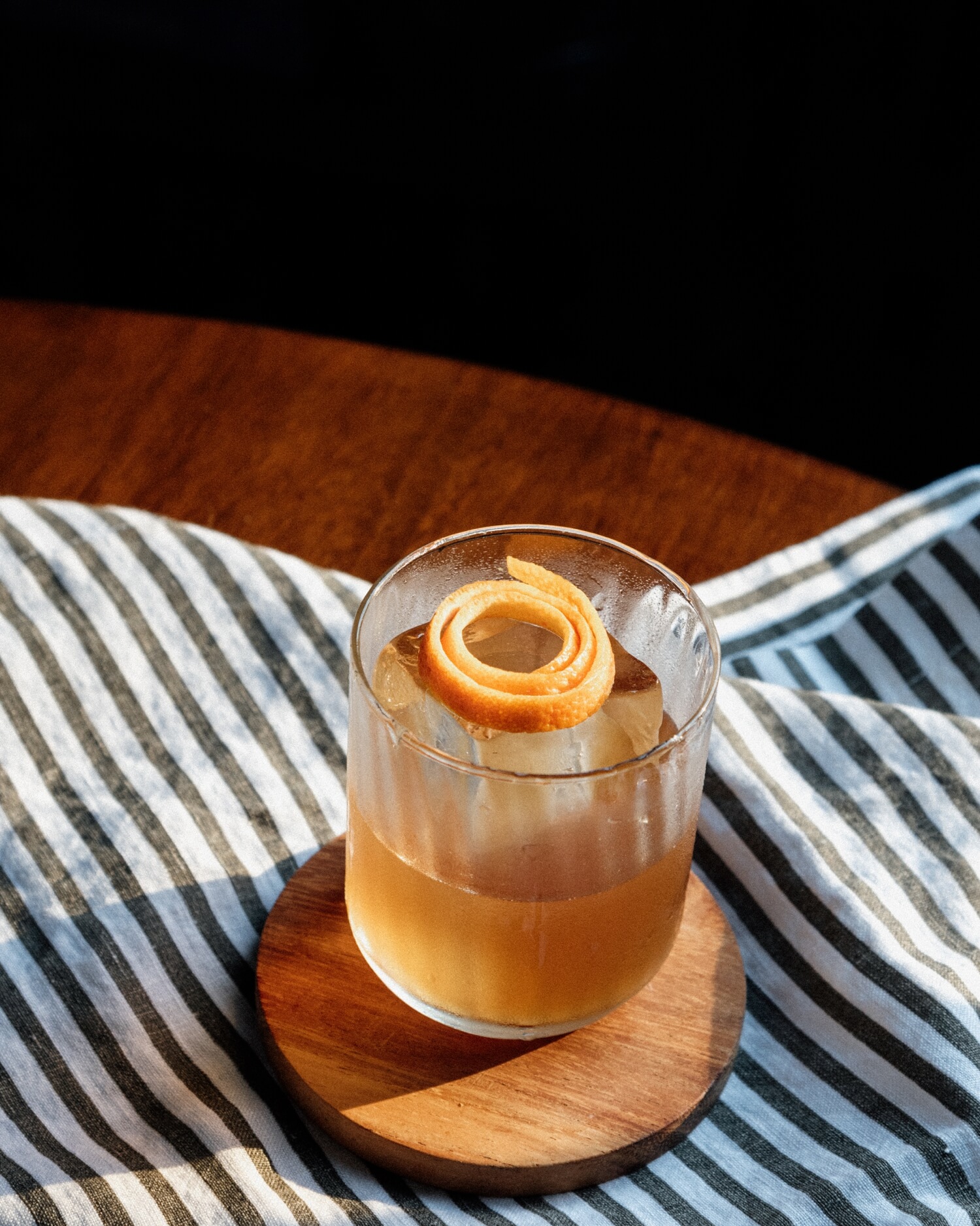 Simple Mezcal Nightcap Cocktail, Southwest Motif
